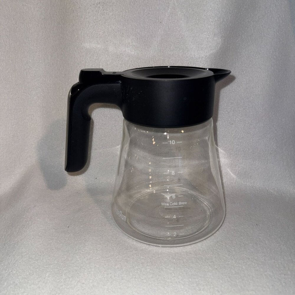 Braun KF901AN MultiServe Coffee Machine Glass Carafe Replacement Part Black - Picture 3 of 8